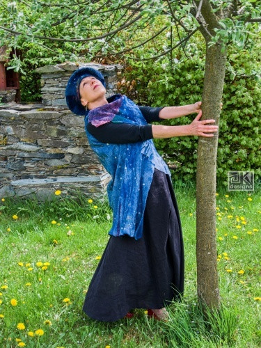 Plstěná vesta z dílny Kateřiny Vodrážkové